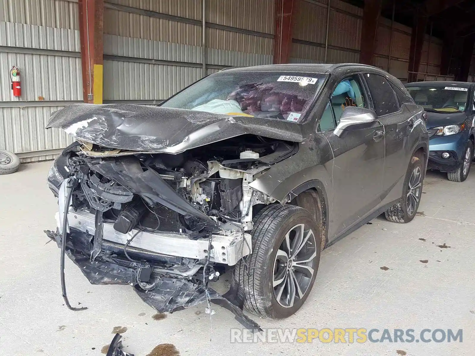 2 Photograph of a damaged car 2T2ZZMCA6KC126845 LEXUS RX 350 BAS 2019