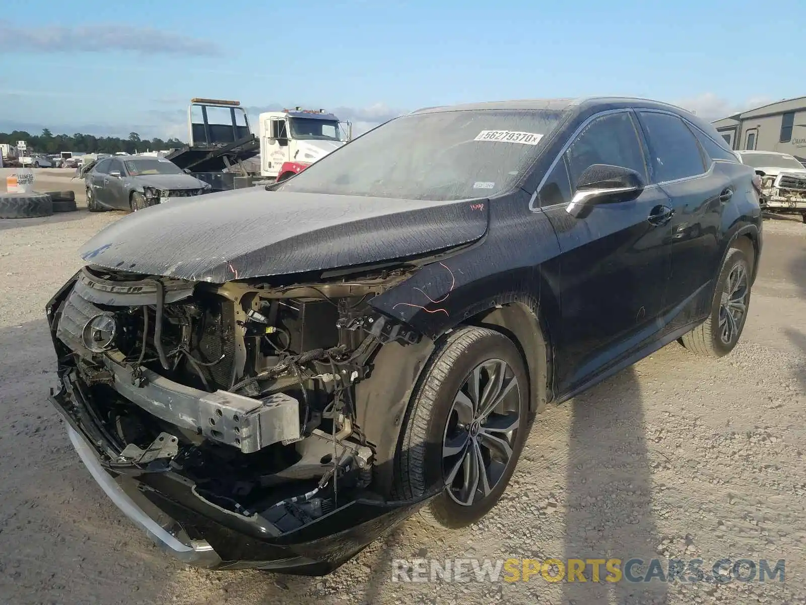 2 Photograph of a damaged car 2T2ZZMCA6KC133911 LEXUS RX 350 BAS 2019