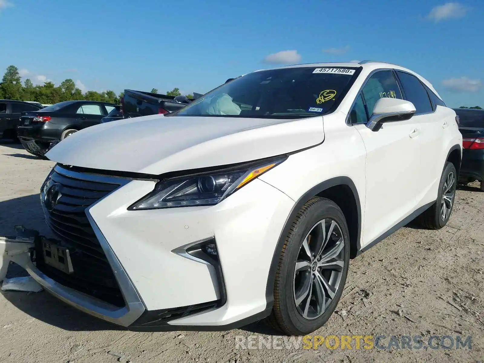 2 Photograph of a damaged car 2T2ZZMCA6KC135335 LEXUS RX 350 BAS 2019