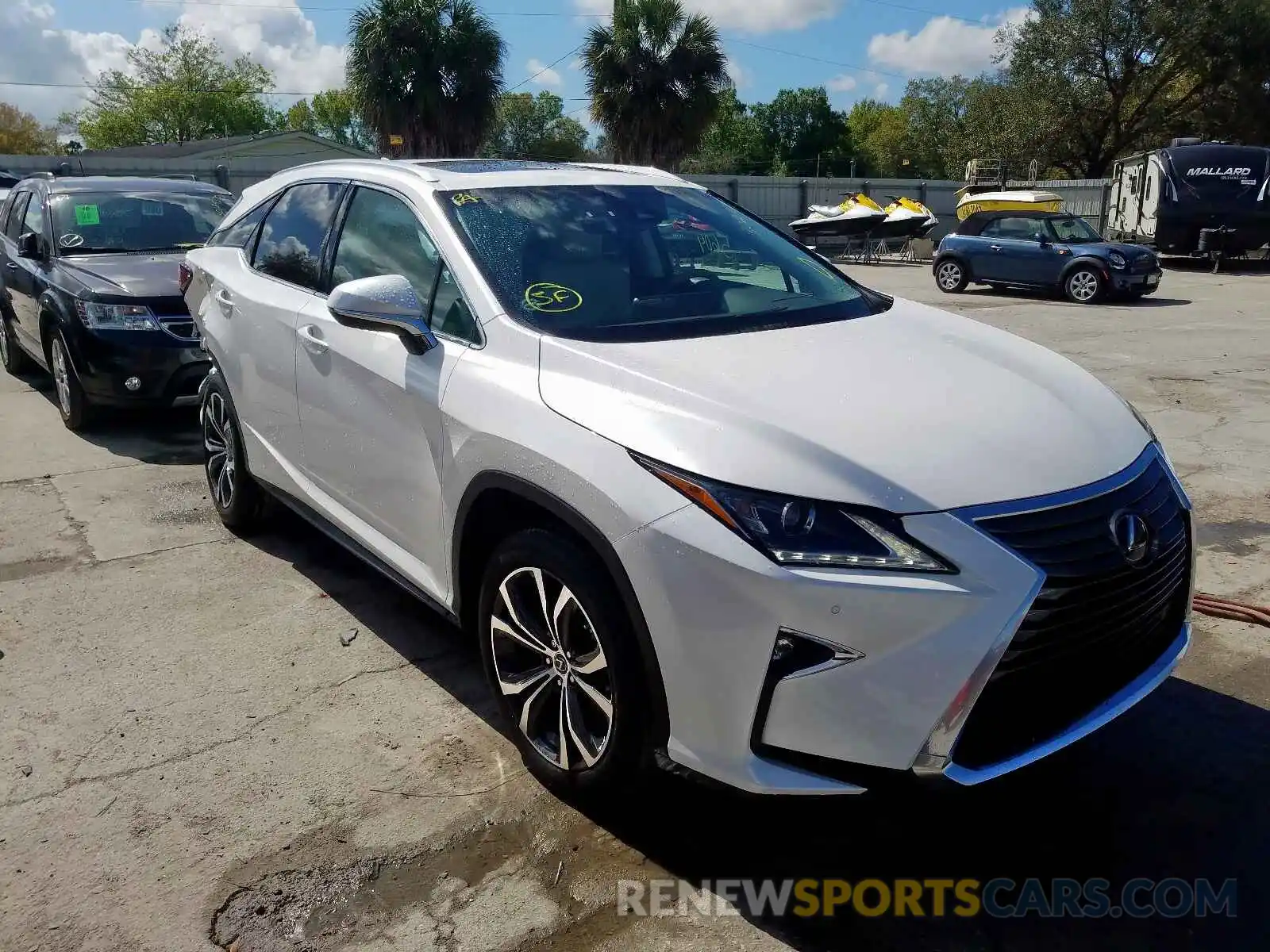 1 Photograph of a damaged car 2T2ZZMCA6KC147386 LEXUS RX 350 BAS 2019