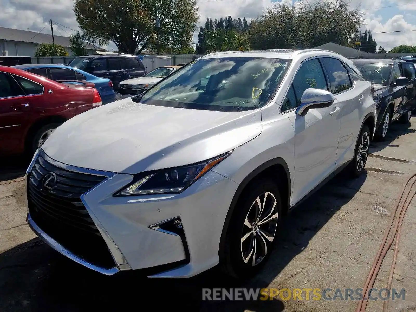 2 Photograph of a damaged car 2T2ZZMCA6KC147386 LEXUS RX 350 BAS 2019