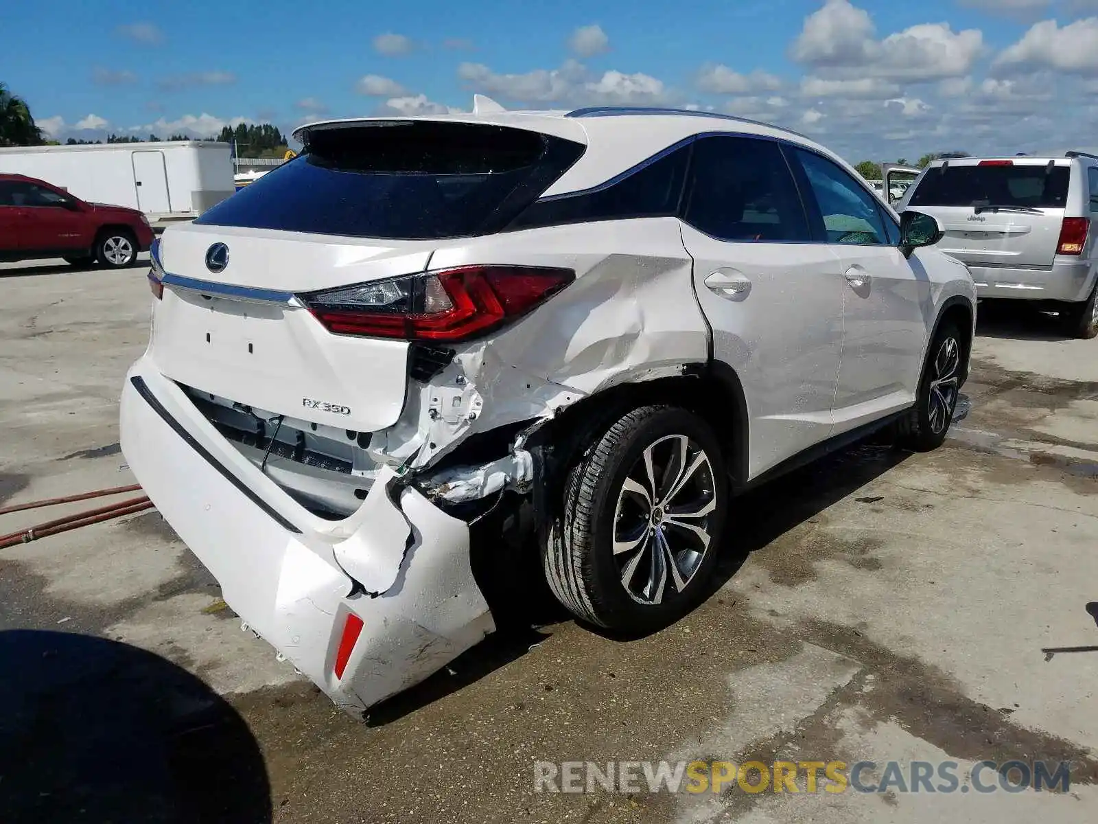 4 Photograph of a damaged car 2T2ZZMCA6KC147386 LEXUS RX 350 BAS 2019