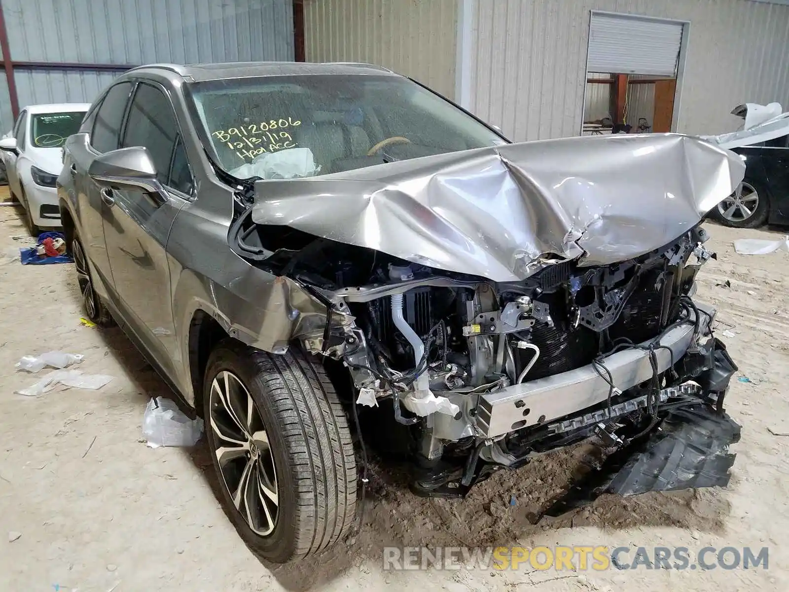 1 Photograph of a damaged car 2T2ZZMCA6KC147579 LEXUS RX 350 BAS 2019