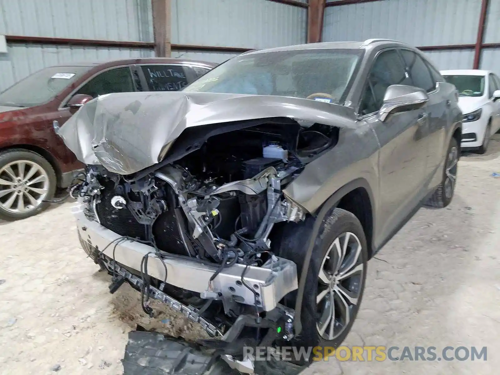 2 Photograph of a damaged car 2T2ZZMCA6KC147579 LEXUS RX 350 BAS 2019