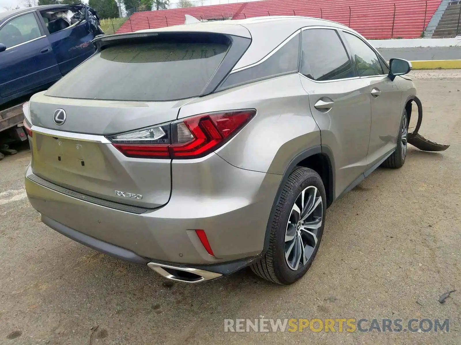 4 Фотография поврежденного автомобиля 2T2ZZMCA6KC147940 LEXUS RX 350 BAS 2019