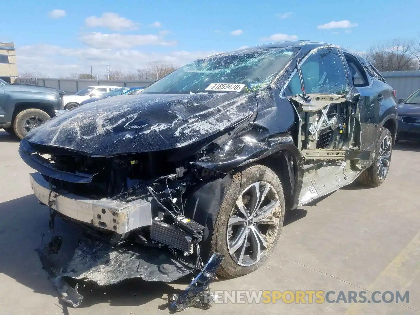 2 Photograph of a damaged car 2T2ZZMCA6KC148358 LEXUS RX 350 BAS 2019