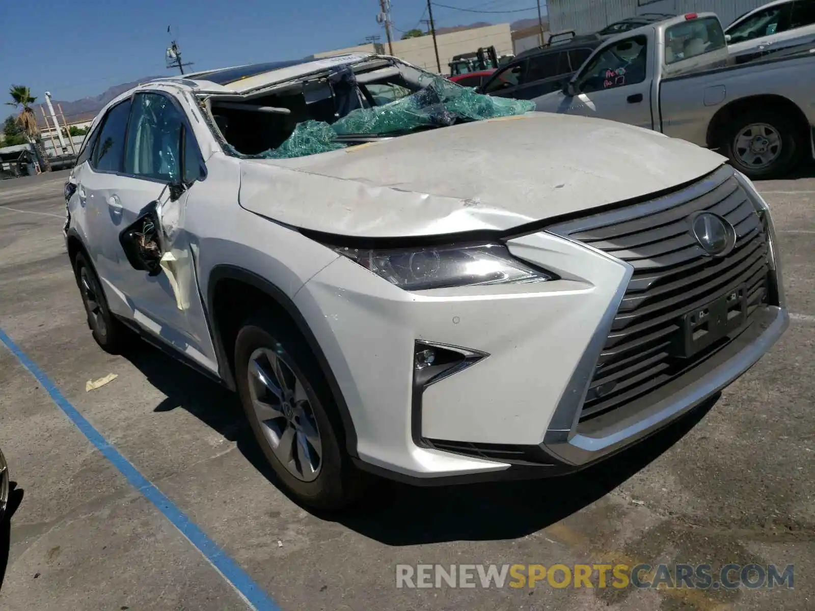 1 Photograph of a damaged car 2T2ZZMCA8KC136129 LEXUS RX 350 BAS 2019