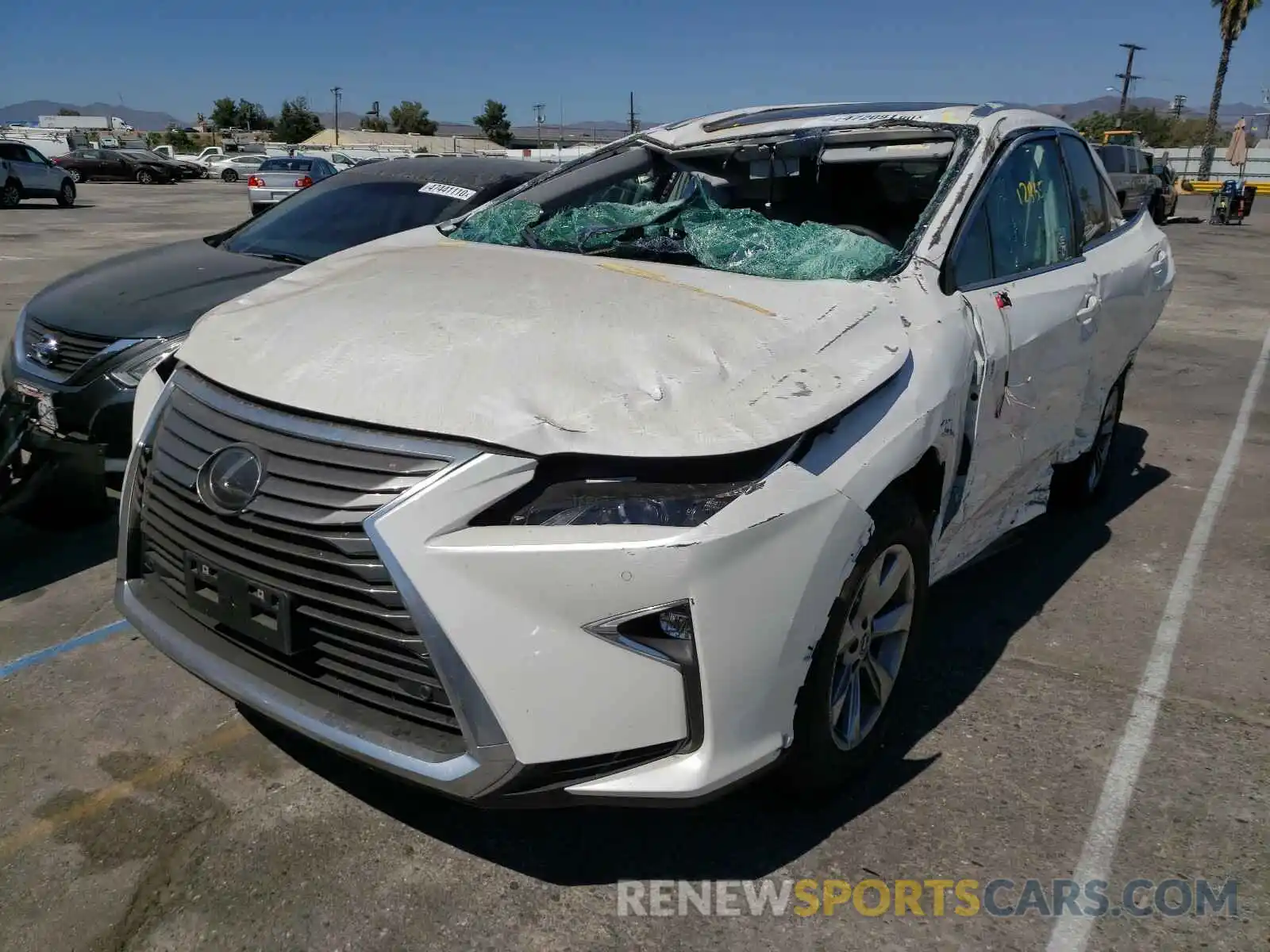 2 Photograph of a damaged car 2T2ZZMCA8KC136129 LEXUS RX 350 BAS 2019