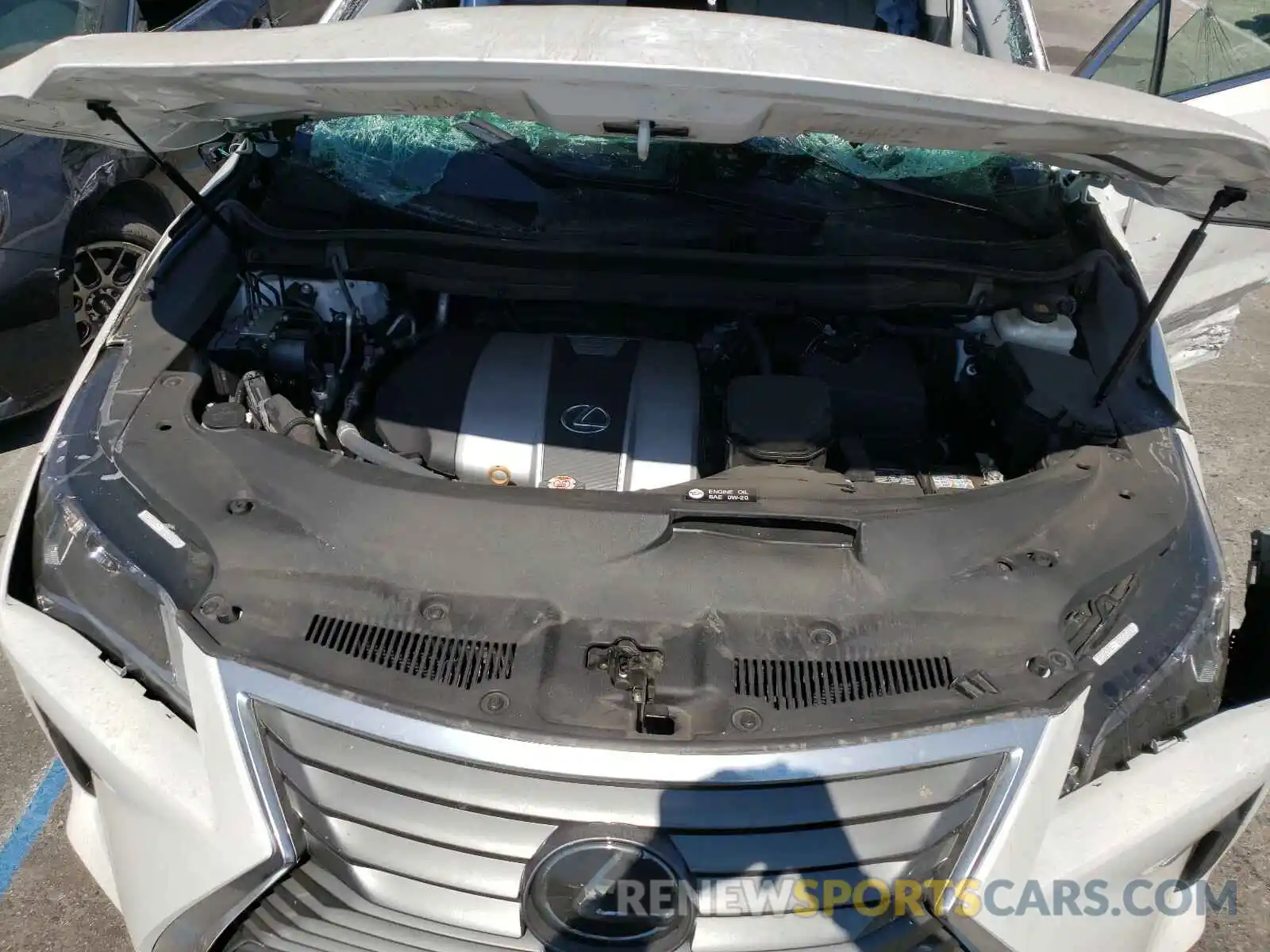 7 Photograph of a damaged car 2T2ZZMCA8KC136129 LEXUS RX 350 BAS 2019