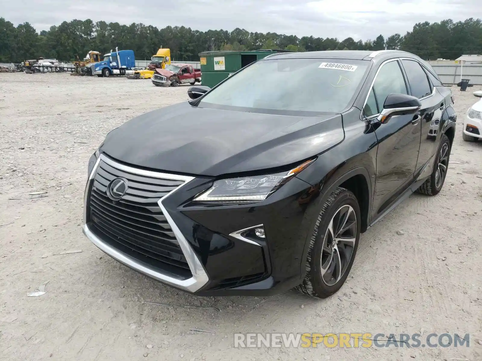 2 Photograph of a damaged car 2T2ZZMCA8KC137555 LEXUS RX 350 BAS 2019