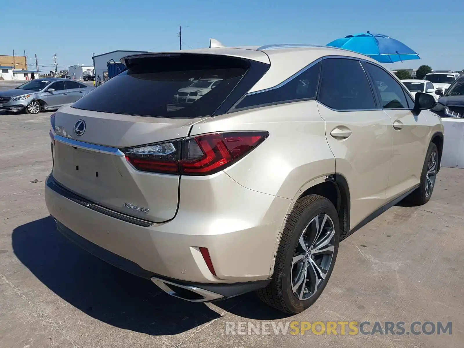 4 Фотография поврежденного автомобиля 2T2ZZMCA8KC143629 LEXUS RX 350 BAS 2019