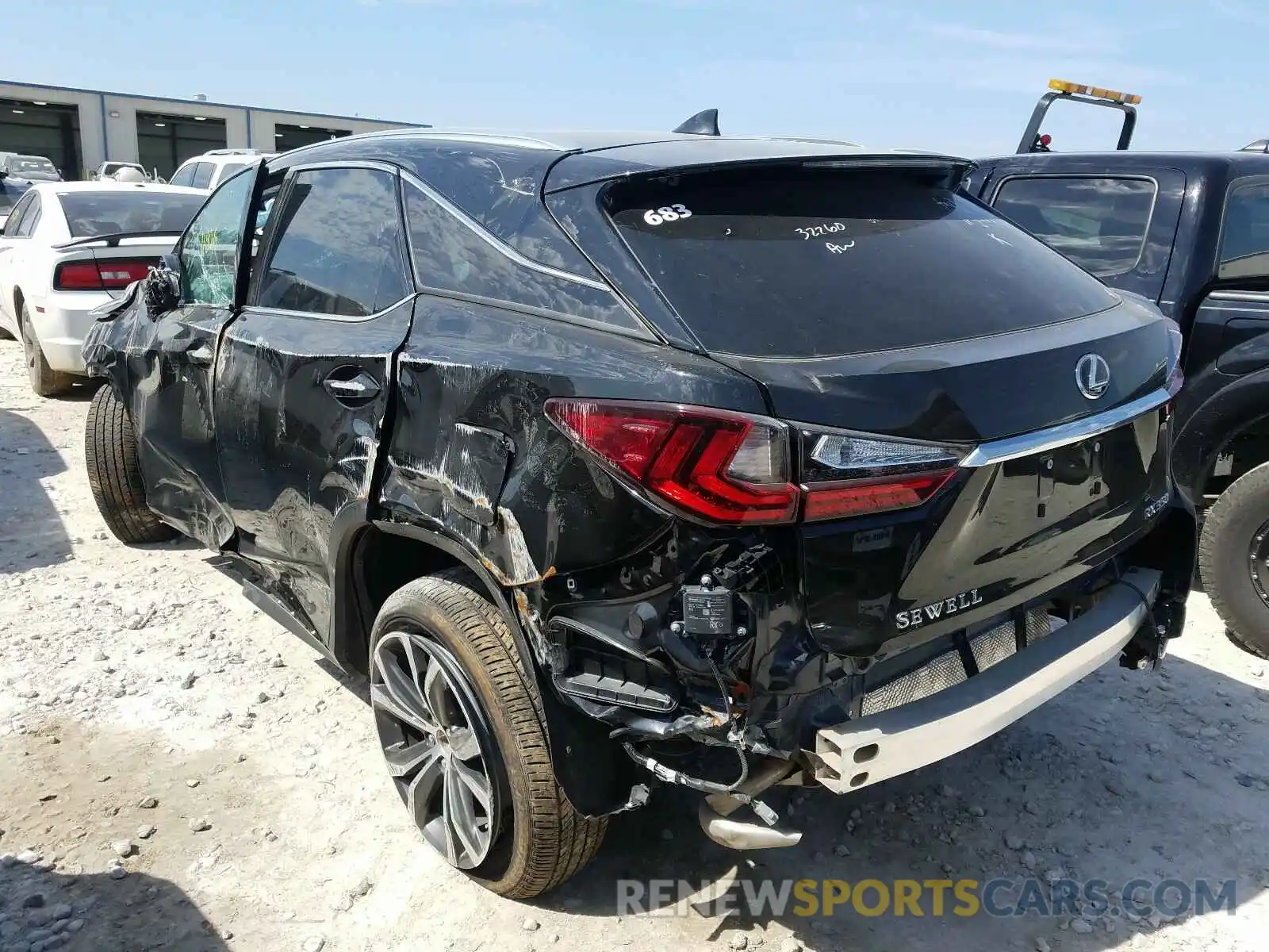 3 Фотография поврежденного автомобиля 2T2ZZMCA9KC127312 LEXUS RX 350 BAS 2019