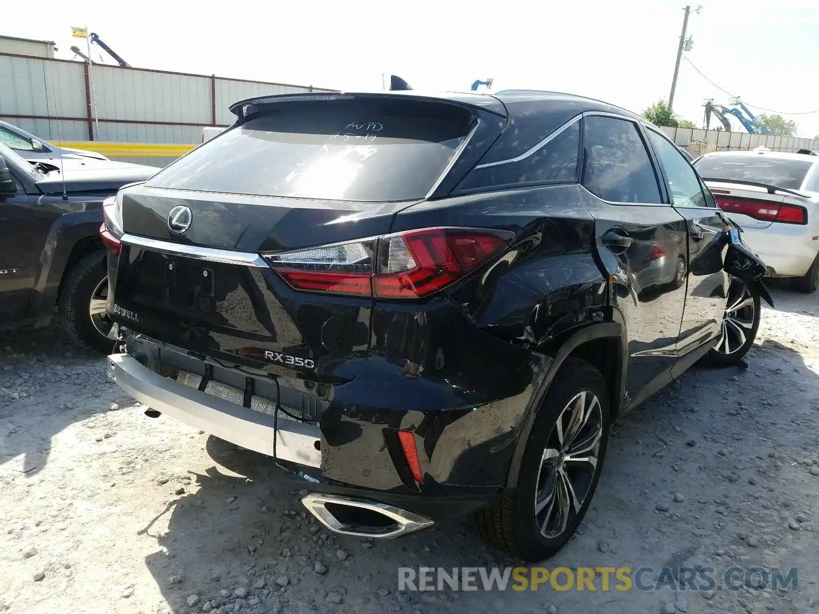 4 Photograph of a damaged car 2T2ZZMCA9KC127312 LEXUS RX 350 BAS 2019