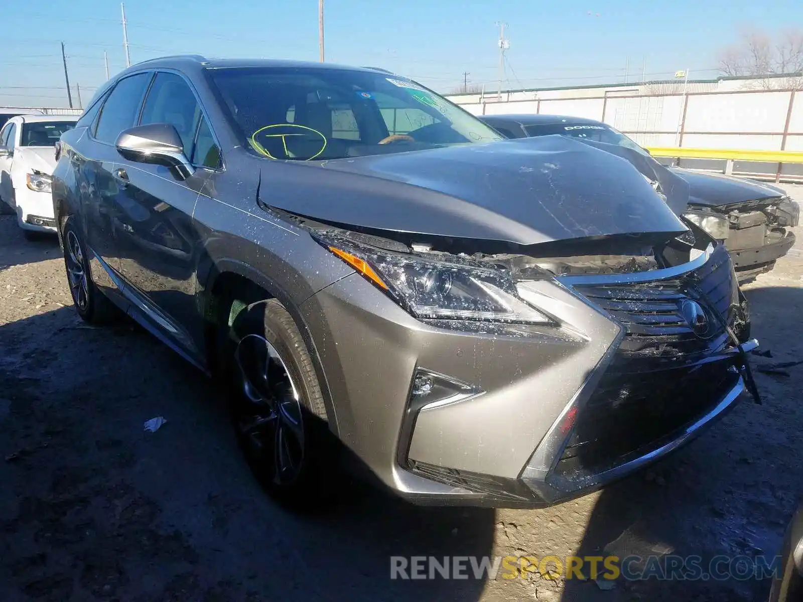 1 Photograph of a damaged car 2T2ZZMCAXKC117694 LEXUS RX 350 BAS 2019