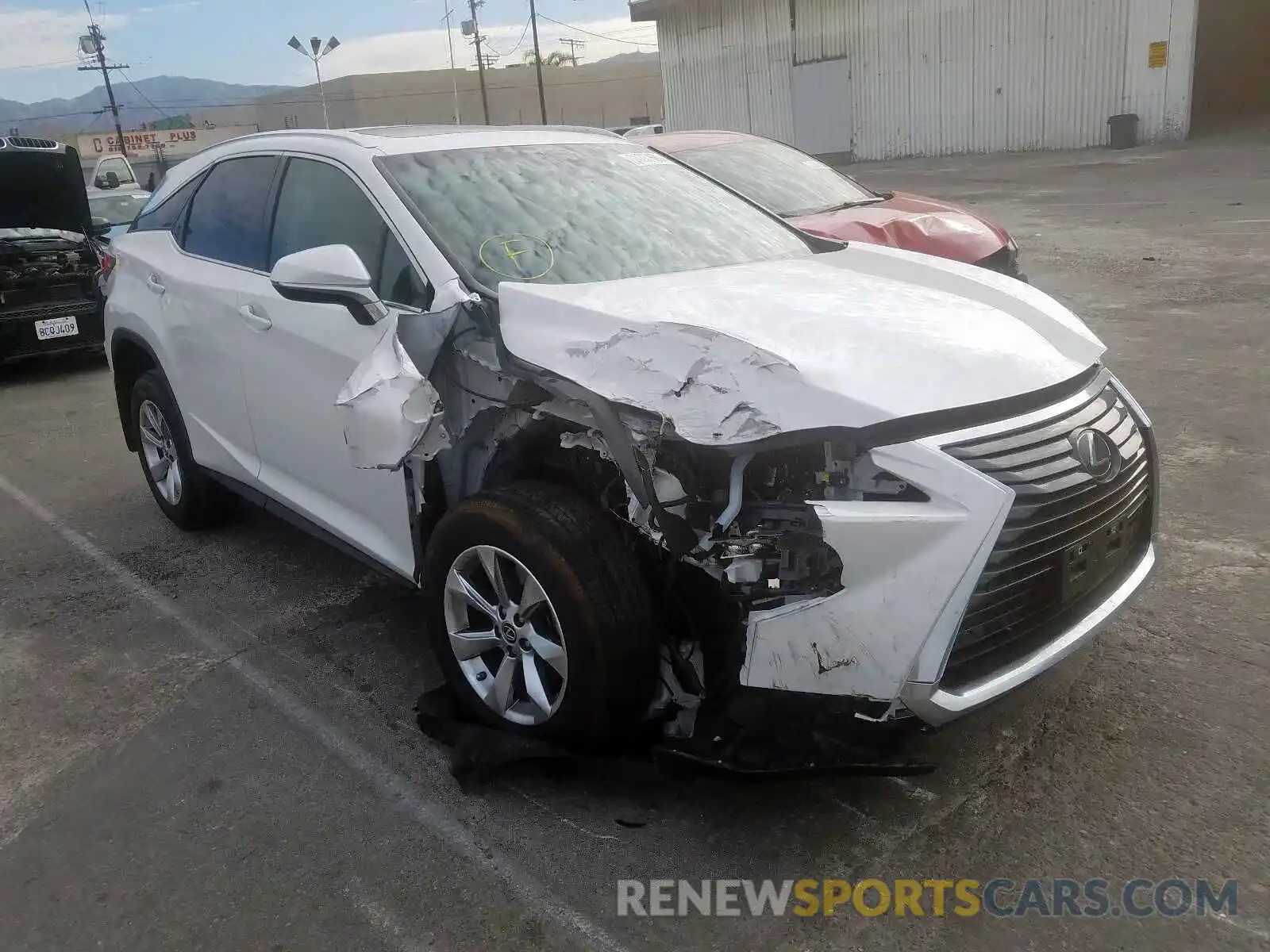 1 Photograph of a damaged car 2T2ZZMCAXKC122314 LEXUS RX 350 BAS 2019