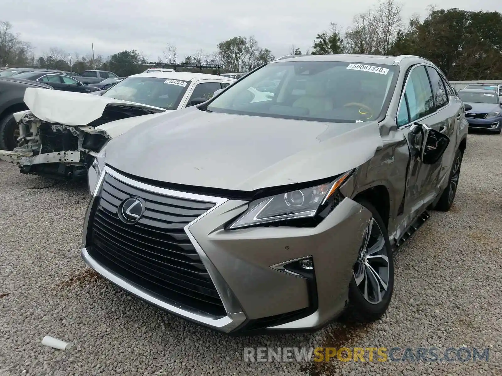 2 Photograph of a damaged car 2T2ZZMCAXKC143406 LEXUS RX 350 BAS 2019