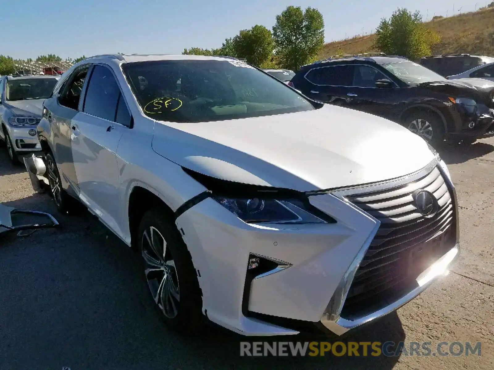 1 Photograph of a damaged car JTJBZMCA8K2040342 LEXUS RX 350 BAS 2019