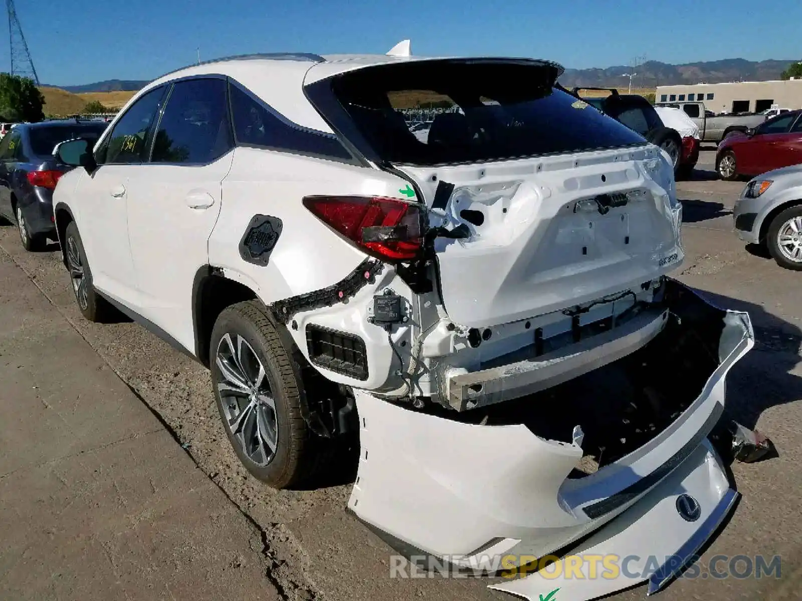 3 Фотография поврежденного автомобиля JTJBZMCA8K2040342 LEXUS RX 350 BAS 2019