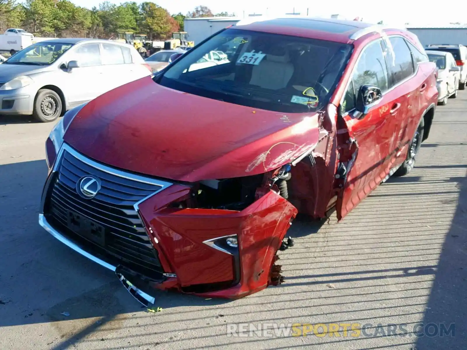 2 Photograph of a damaged car JTJBZMCA9K2041533 LEXUS RX 350 BAS 2019