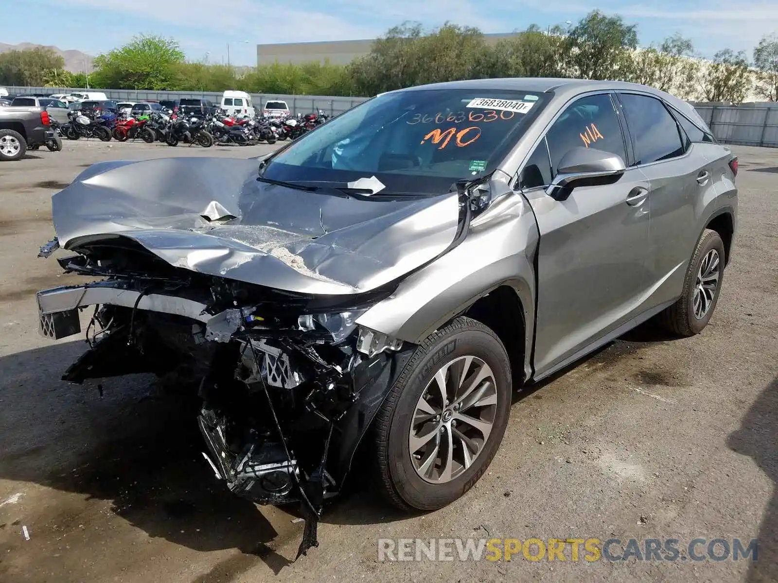 2 Photograph of a damaged car 2T2AZMAA4LC160011 LEXUS RX 350 BAS 2020