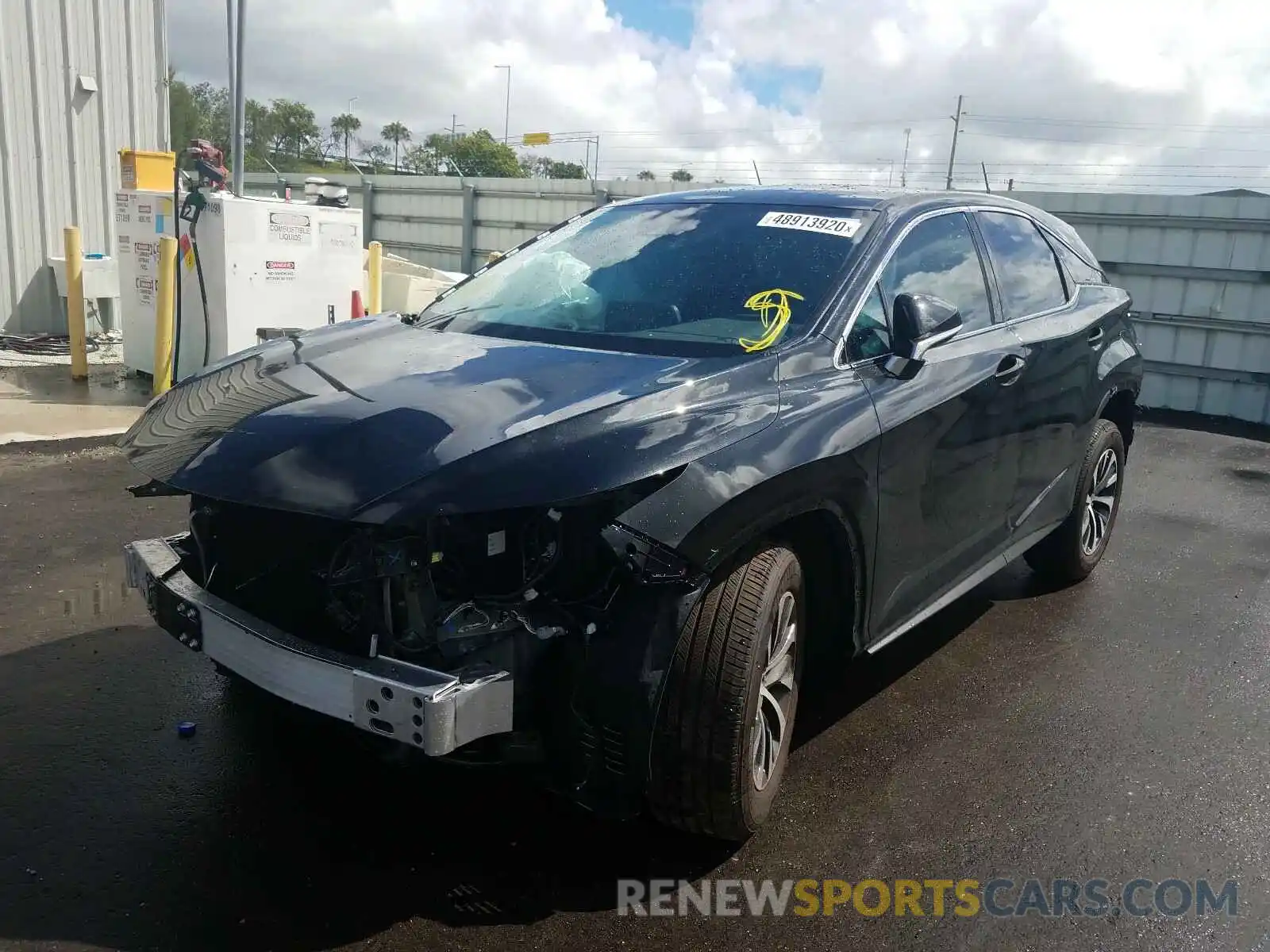 2 Photograph of a damaged car 2T2AZMAA5LC174628 LEXUS RX 350 BAS 2020