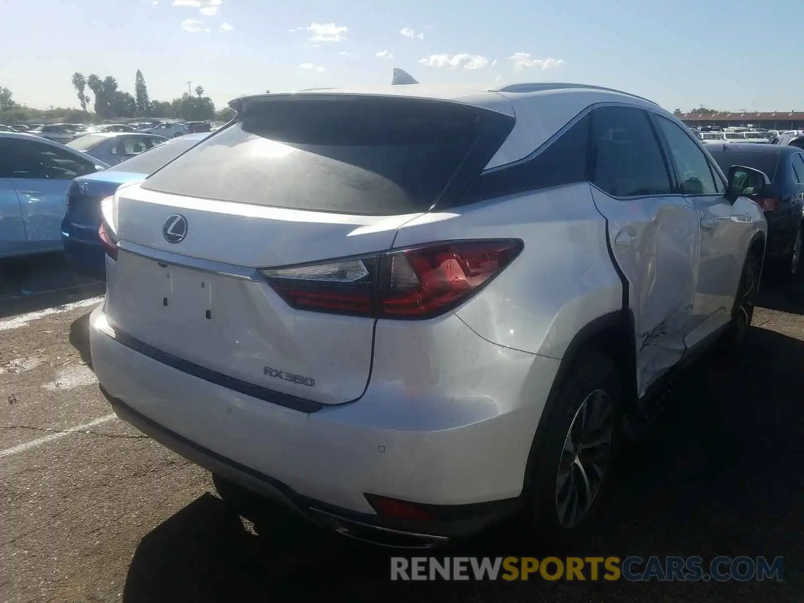 4 Photograph of a damaged car 2T2AZMDA6LC237375 LEXUS RX 350 BAS 2020