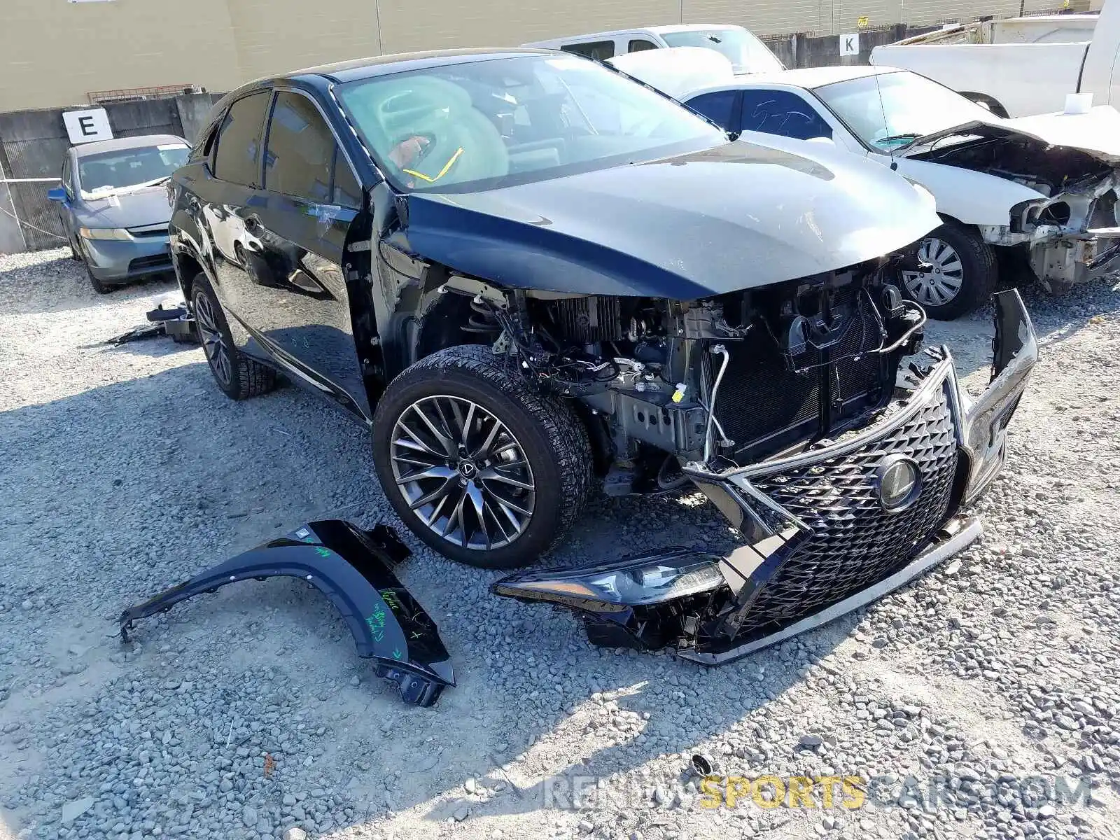 1 Photograph of a damaged car 2T2SZMDA1LC212825 LEXUS RX 350 F-S 2020