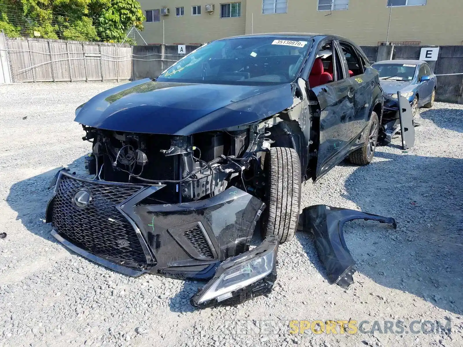 2 Photograph of a damaged car 2T2SZMDA1LC212825 LEXUS RX 350 F-S 2020