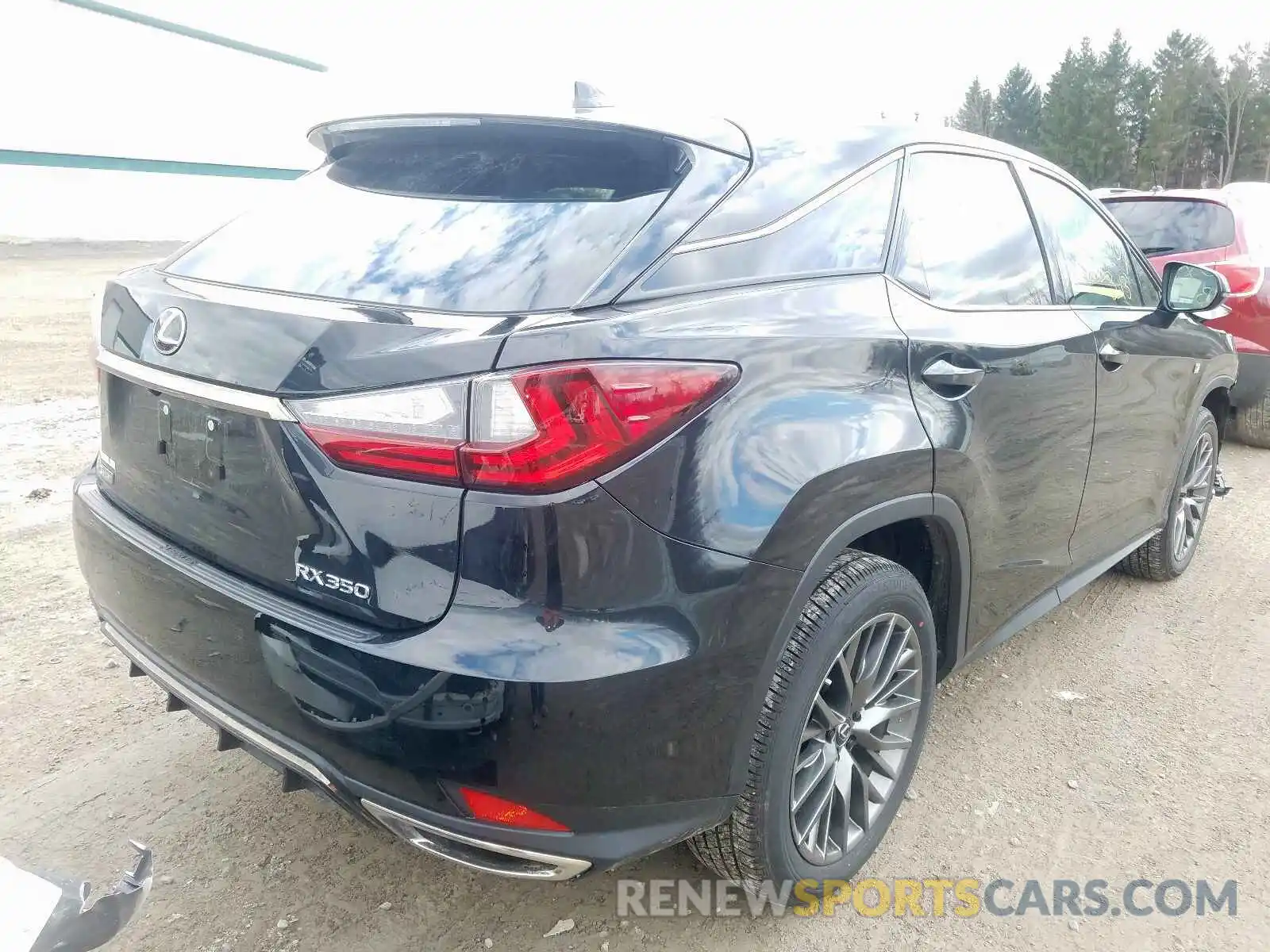 4 Фотография поврежденного автомобиля 2T2SZMDAXLC216243 LEXUS RX 350 F-S 2020