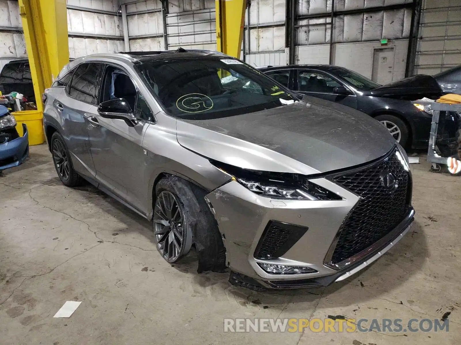 1 Photograph of a damaged car 2T2YZMDA3LC253774 LEXUS RX 350 F-S 2020