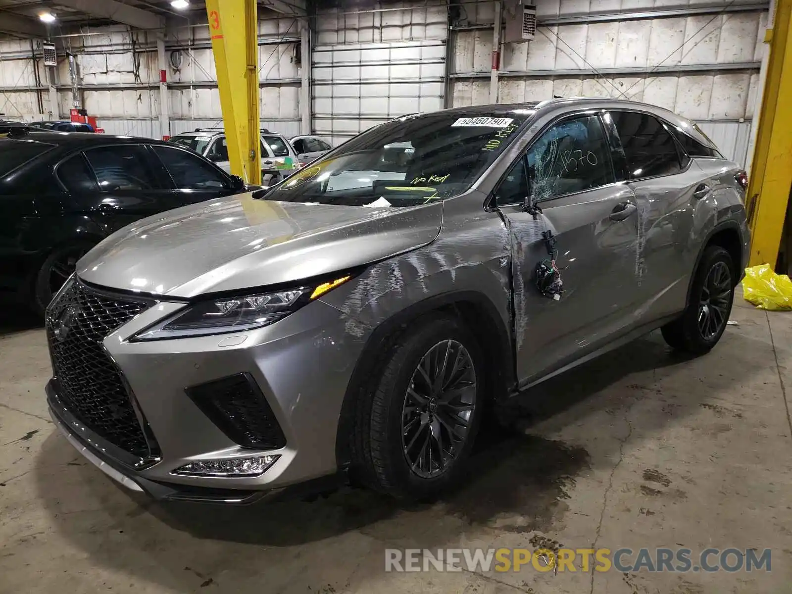 2 Photograph of a damaged car 2T2YZMDA3LC253774 LEXUS RX 350 F-S 2020