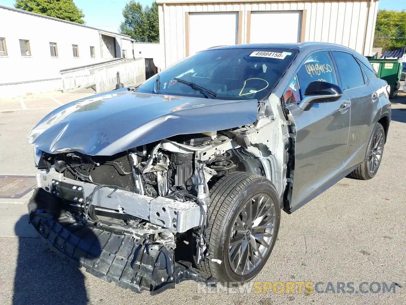 2 Photograph of a damaged car 2T2YZMDA4LC243514 LEXUS RX 350 F-S 2020