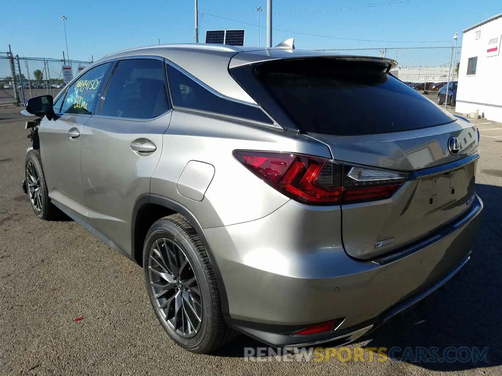 3 Photograph of a damaged car 2T2YZMDA4LC243514 LEXUS RX 350 F-S 2020