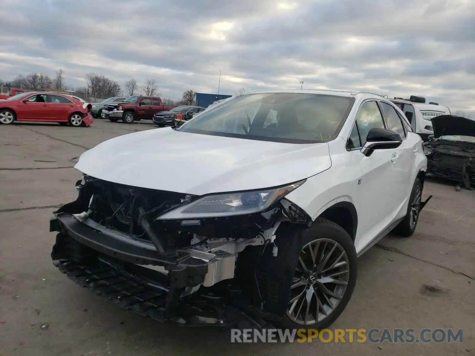 2 Photograph of a damaged car 2T2YZMDA6LC234569 LEXUS RX 350 F-S 2020