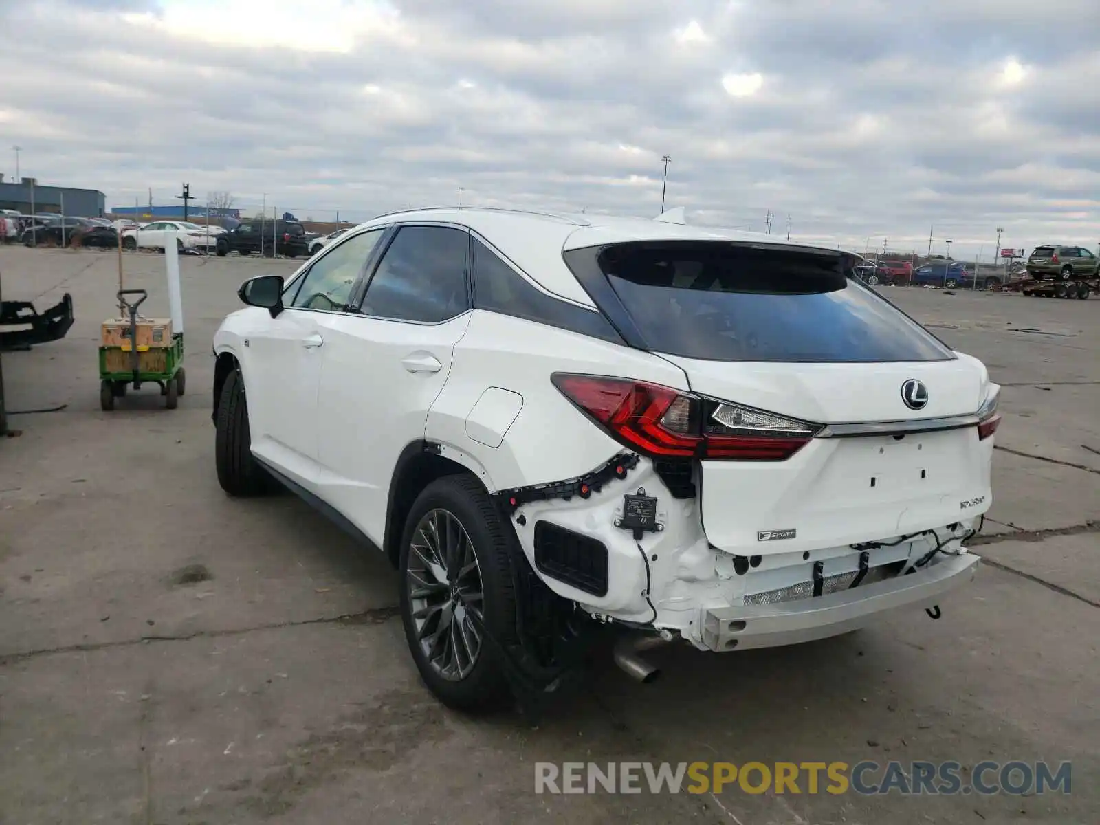 3 Фотография поврежденного автомобиля 2T2YZMDA6LC234569 LEXUS RX 350 F-S 2020