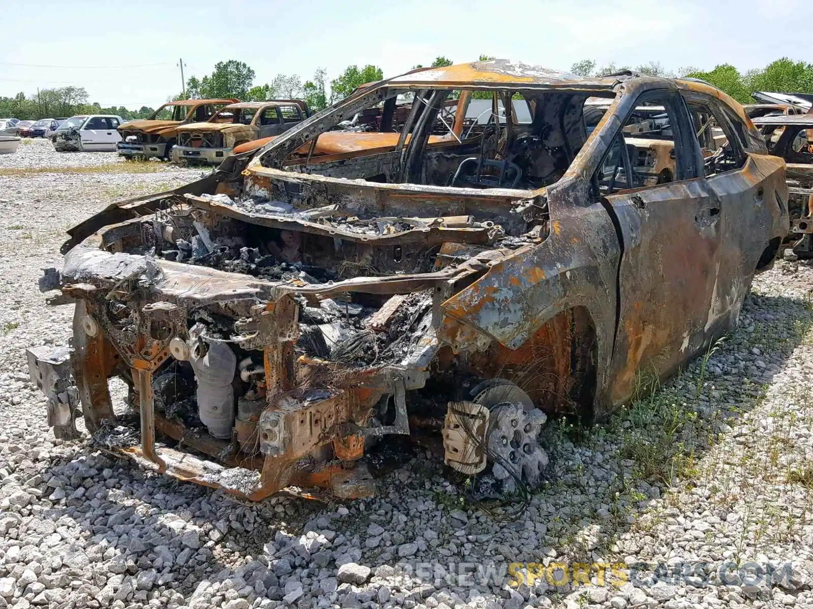 2 Photograph of a damaged car JTJDZKCA1K2017336 LEXUS RX 350 L 2019