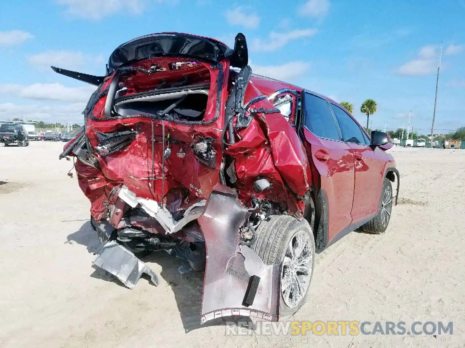 4 Photograph of a damaged car JTJGZKCA8K2011529 LEXUS RX 350 L 2019