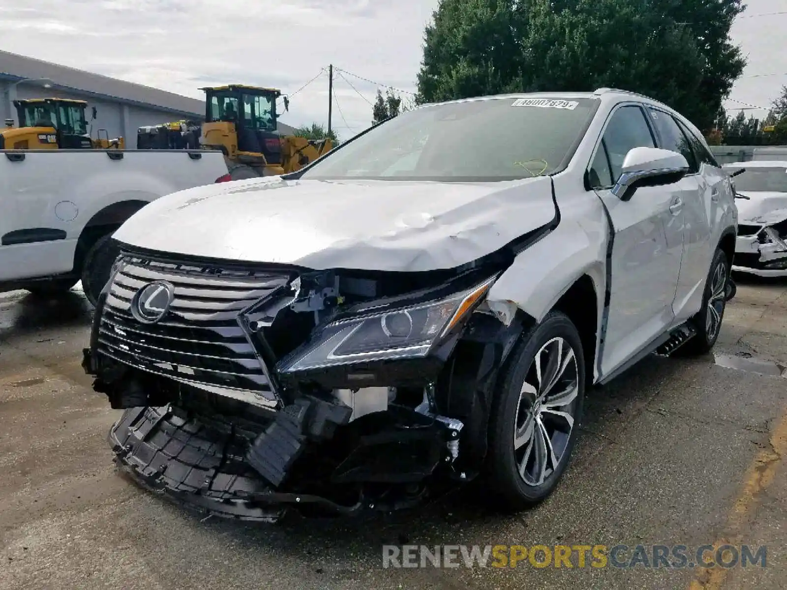 2 Photograph of a damaged car JTJGZKCA8K2012647 LEXUS RX 350 L 2019