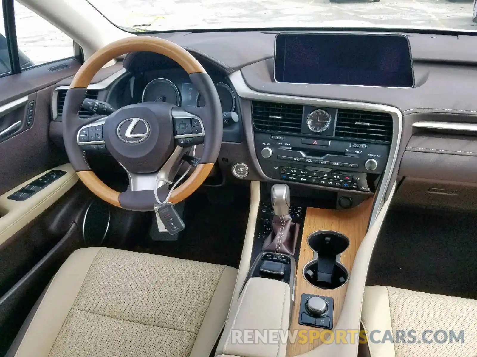 9 Фотография поврежденного автомобиля JTJGZKCA8K2012647 LEXUS RX 350 L 2019