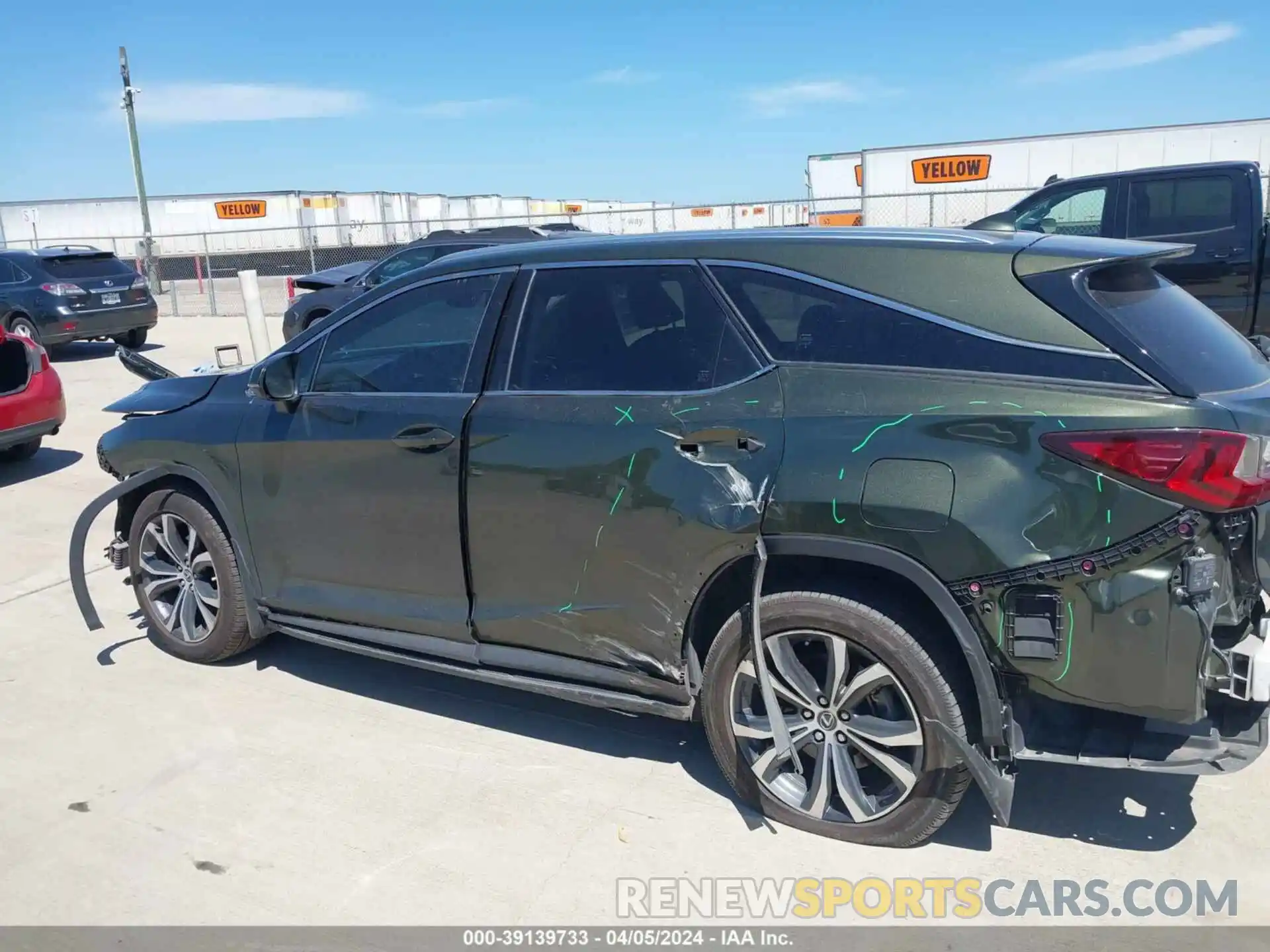 14 Фотография поврежденного автомобиля JTJHZKEA7N2025573 LEXUS RX 350L 2022