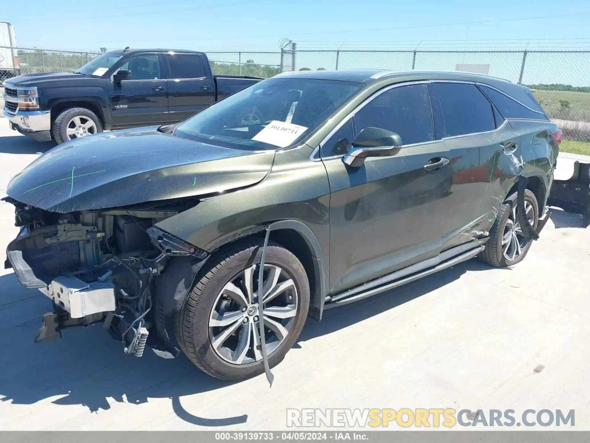 2 Photograph of a damaged car JTJHZKEA7N2025573 LEXUS RX 350L 2022