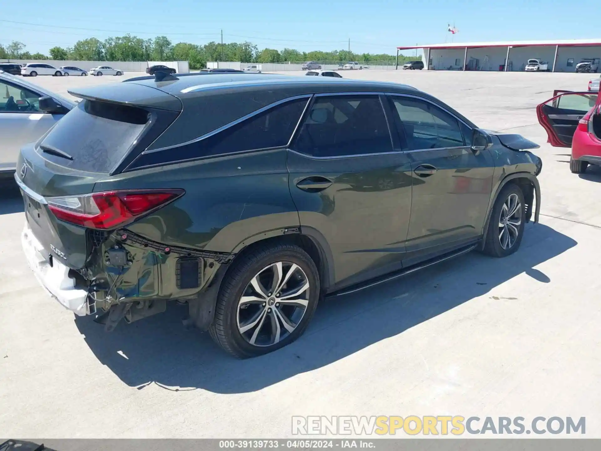 4 Фотография поврежденного автомобиля JTJHZKEA7N2025573 LEXUS RX 350L 2022