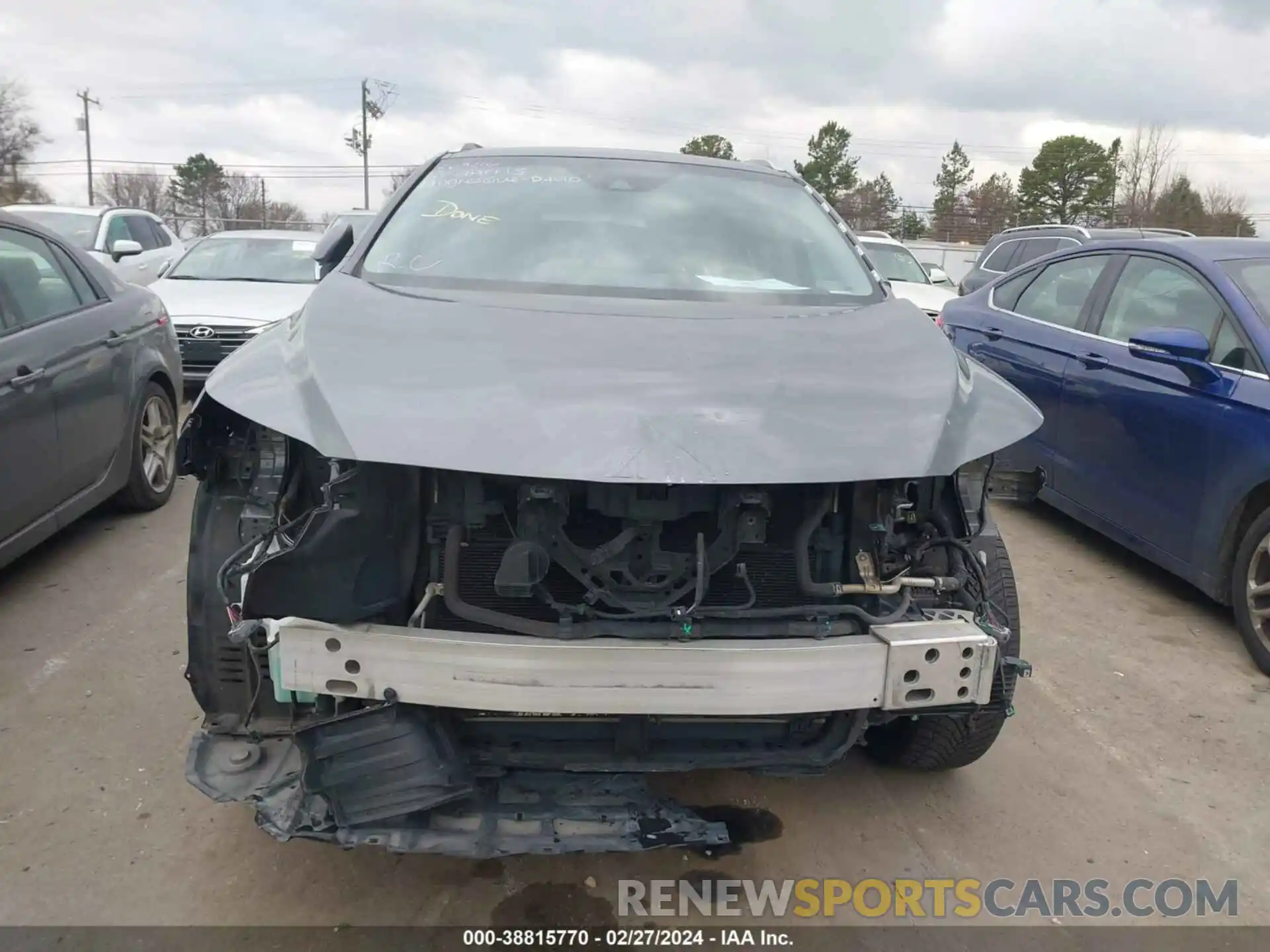 13 Photograph of a damaged car 2T2BGMCA8KC035230 LEXUS RX 450H 2019