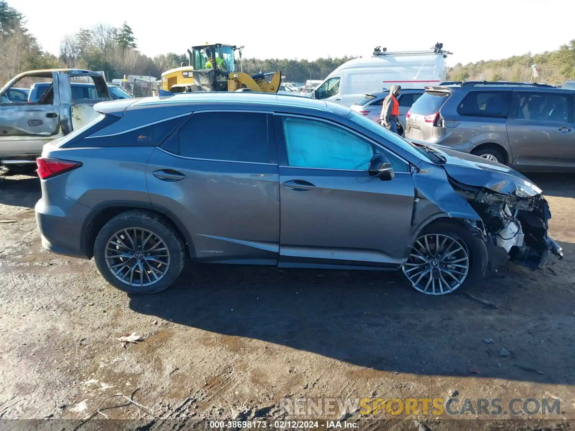 14 Фотография поврежденного автомобиля 2T2SGMDA4NC073847 LEXUS RX 450H 2022