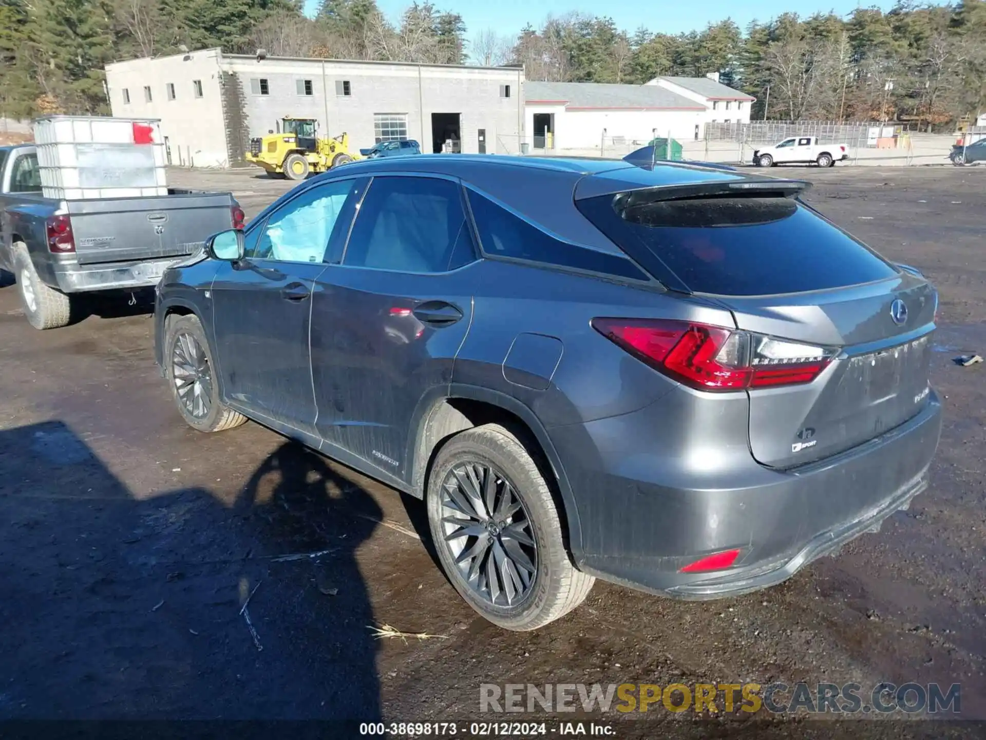 3 Photograph of a damaged car 2T2SGMDA4NC073847 LEXUS RX 450H 2022