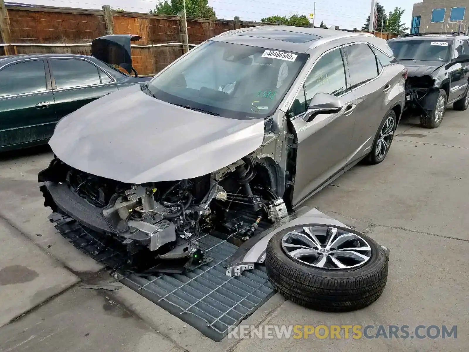 2 Photograph of a damaged car 2T2BGMCA0KC032855 LEXUS RX 450H BA 2019