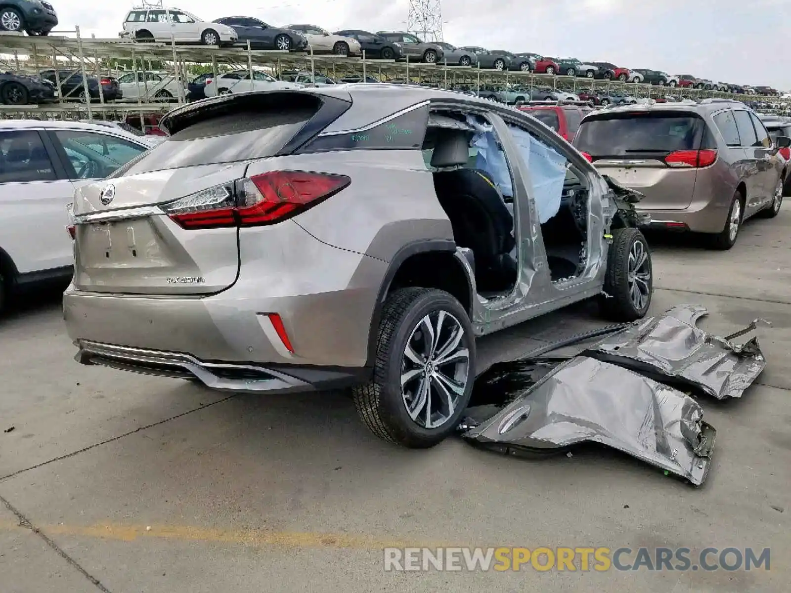 4 Photograph of a damaged car 2T2BGMCA0KC032855 LEXUS RX 450H BA 2019