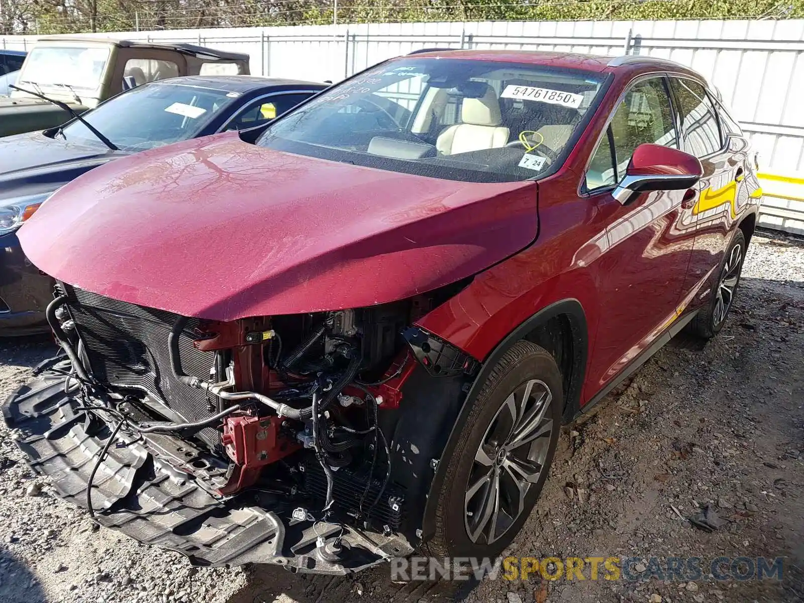 2 Photograph of a damaged car 2T2BGMCA0KC037845 LEXUS RX 450H BA 2019