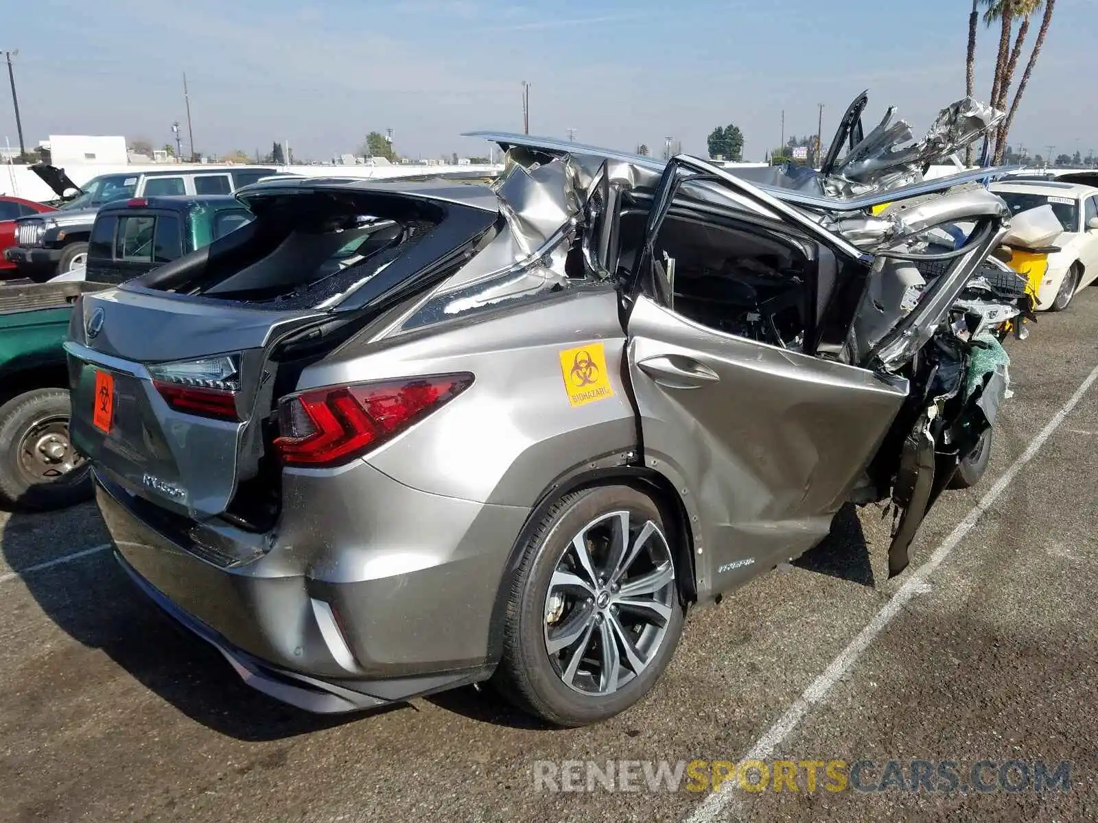 4 Photograph of a damaged car 2T2BGMCA2KC034249 LEXUS RX 450H BA 2019