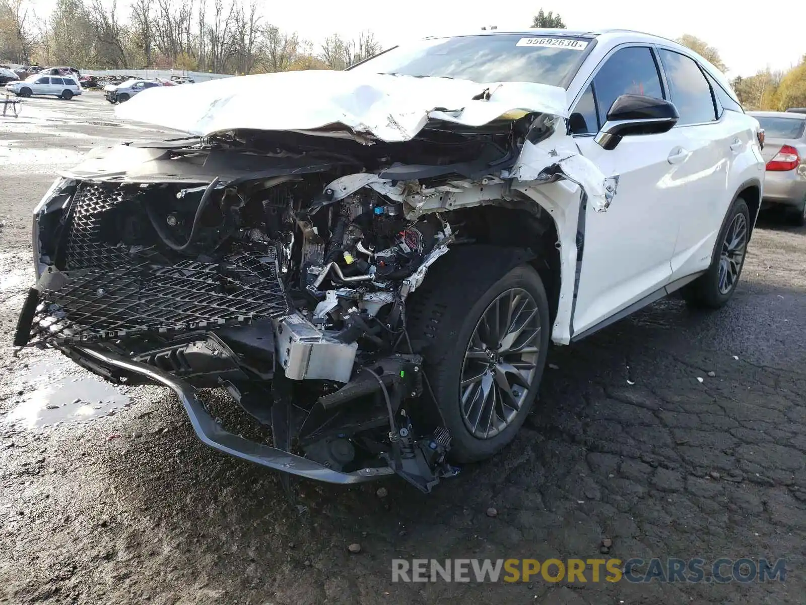 2 Photograph of a damaged car 2T2BGMCA2KC034347 LEXUS RX 450H BA 2019